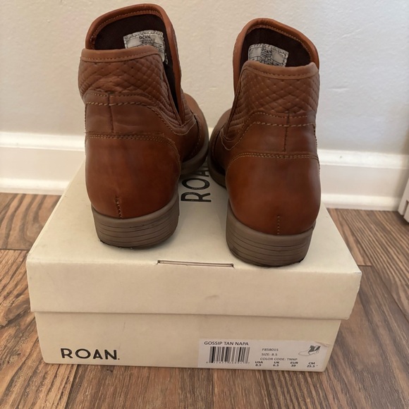 Roan BED|STU Tan Leather Ankle Booties - Picture 4 of 8